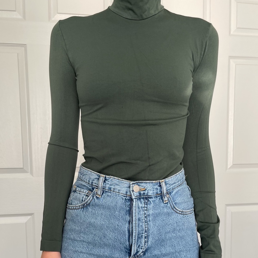 Turtleneck bodysuit